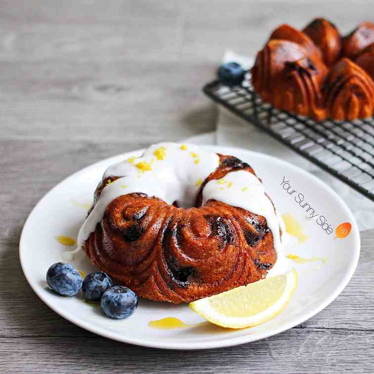 Blueberry - Lemon Bundt Cake