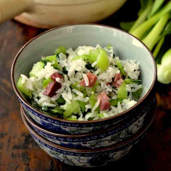 SHANGHAI BOK CHOY RICE POT