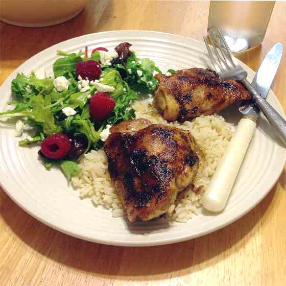 Spiced Chicken Thighs