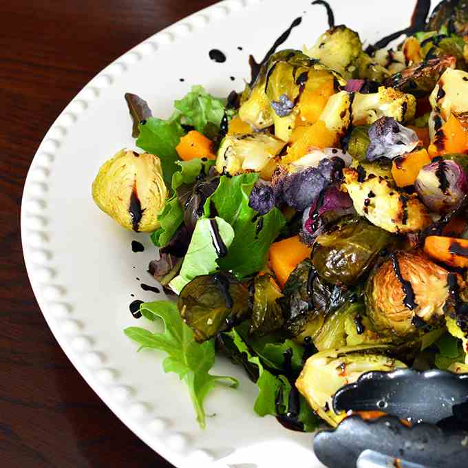 Autumn Roasted Vegetable Salad