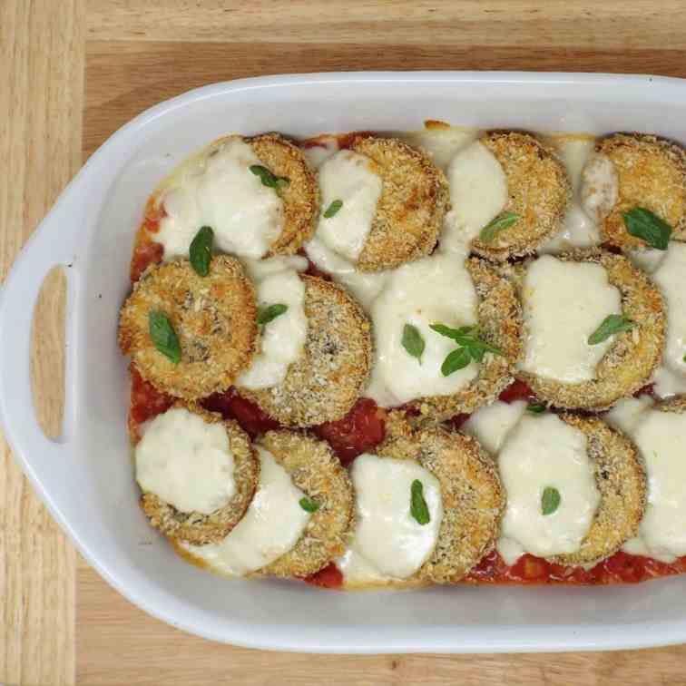 Eggplant Parmesan Bake