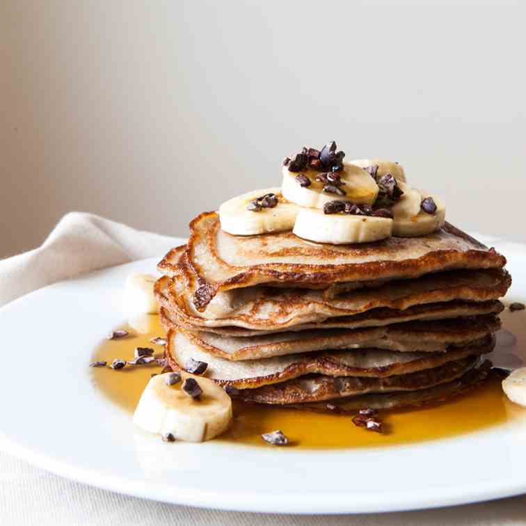 Fluffy Gluten Free Cashew Pancakes