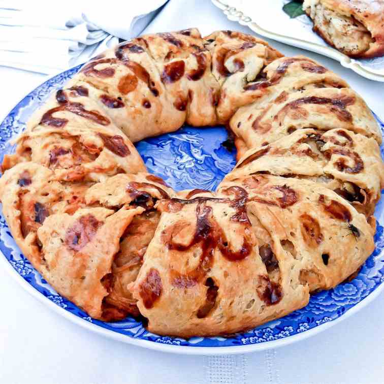 Yeasted Meringue Coffee Cake