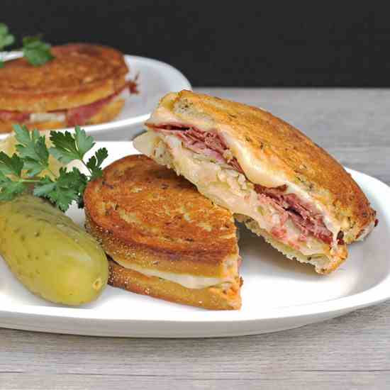 hot reuben sandwich