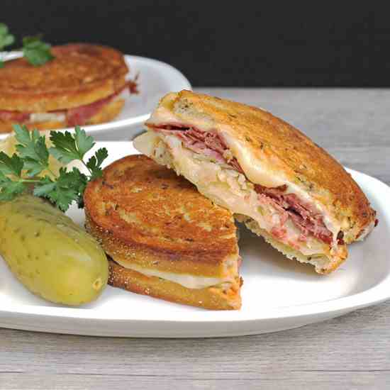 hot reuben sandwich