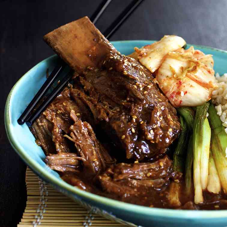 Korean Braised Beef Short Ribs