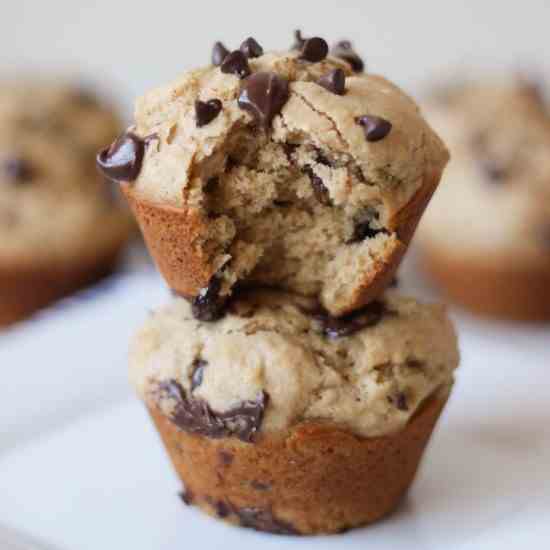 Peanut Butter Chocolate Chip Muffins