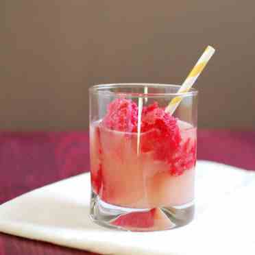 Raspberry Sorbet, Ginger Beer Float