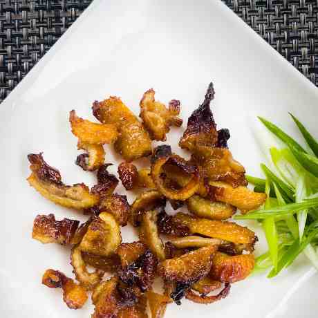 BBQ Chicken Skin Strips