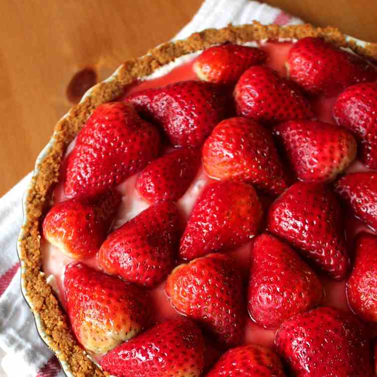 Strawberry Cream Pie