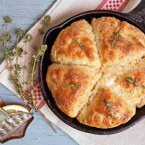 Lemon Thyme Cheese Scones