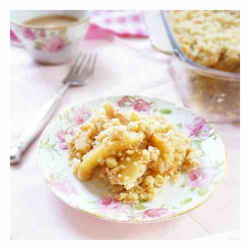 No Bake Apple Crumble