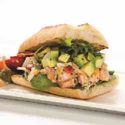 Tuna Salad with Avocado Sandwich