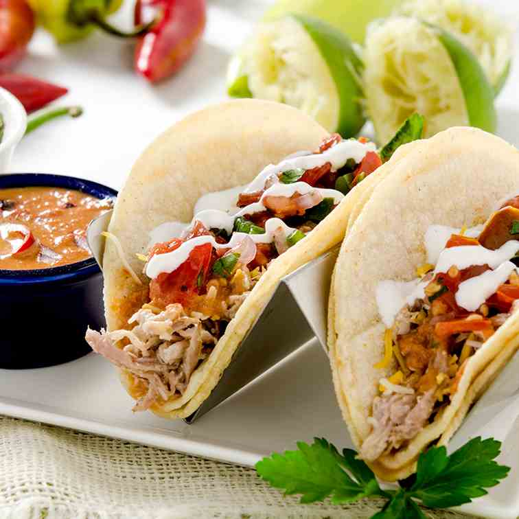 Spicy Pulled Pork Tacos