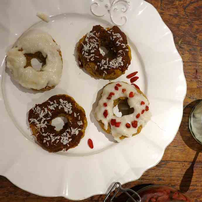 Sweet Potato and Pear Donuts