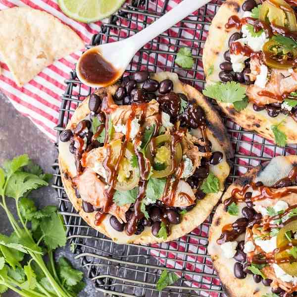 BBQ Chicken Tostada