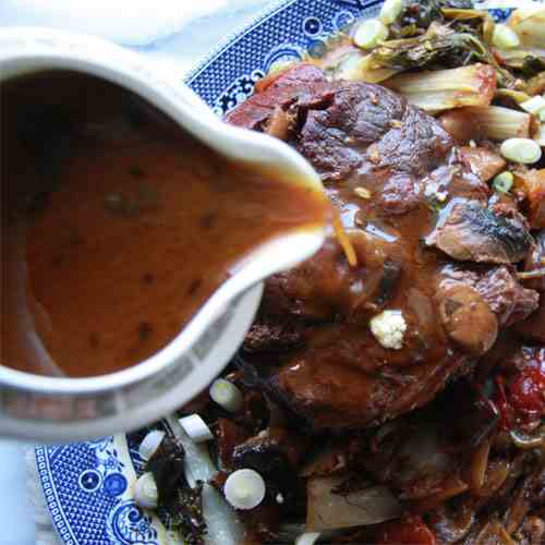 Slowcooker Sticky Roast Beef