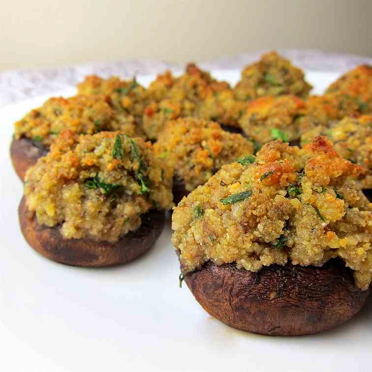 Parmesan Stuffed Mushrooms