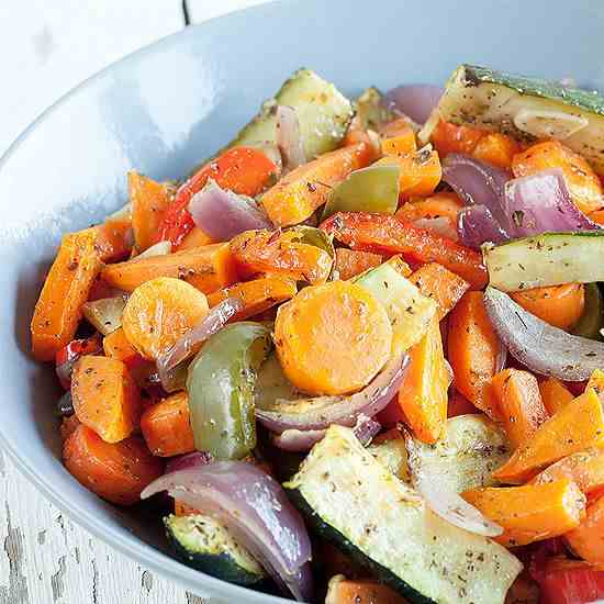 Beautiful roasted vegetables