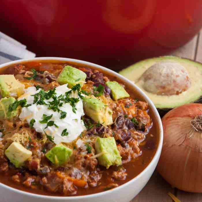 Turkey Chili with Veggies