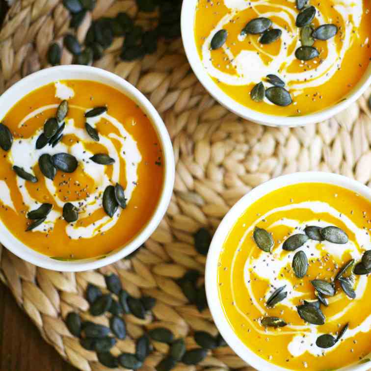 Simple Hokkaido Pumpkin Soup