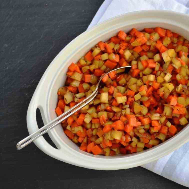 Carrots w/ Balsamic Vinegar & Syrup