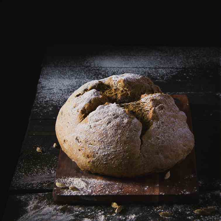 Cardamon and Rye Soda Bread