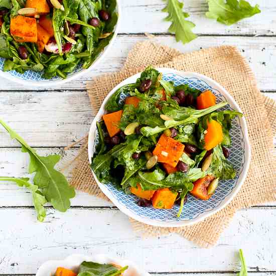 Roasted Butternut Squash Salad w/Sriracha