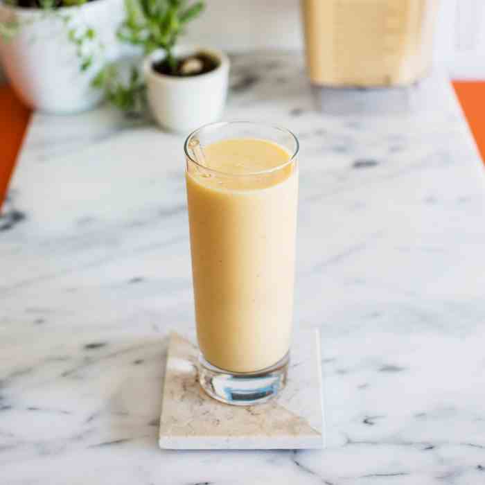 One Dollar Mango Papaya Smoothie