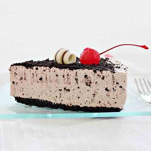 Oreo Hazelnut and Banana Cheesecake