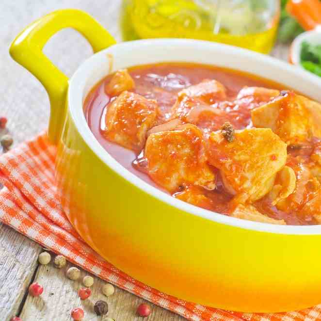 Paleo Chicken Curry in the Slow Cooker