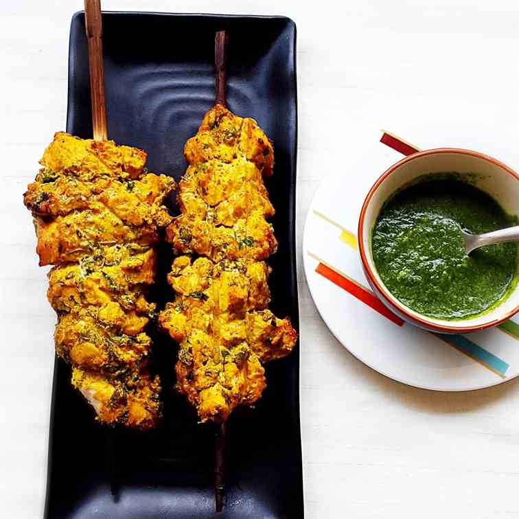 Chicken Reshmi Kebabs