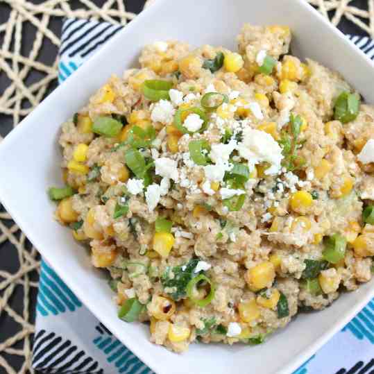 Corn & Zucchini Quinoa Salad