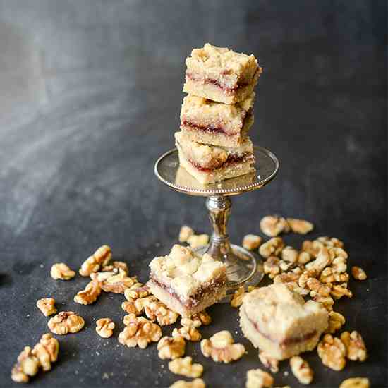 Raspberry Crumble Bar Cookies