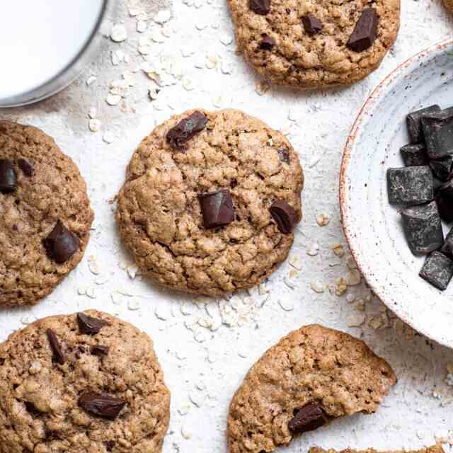 Brown Butter Oatmeal Cookies 