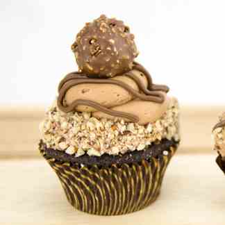 Ferrero Rocher Nutella Cupcakes