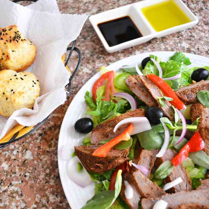 Steak salad