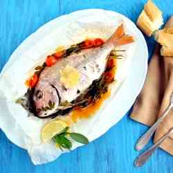 Fish en Papillote