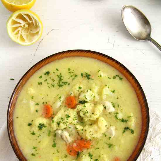 Chicken Cauliflower Soup