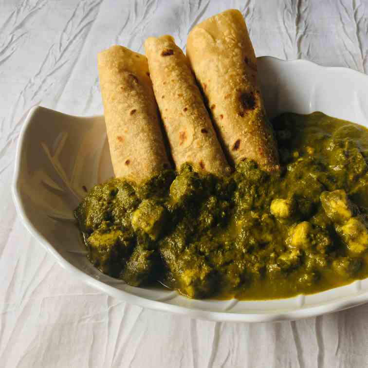 Palak paneer