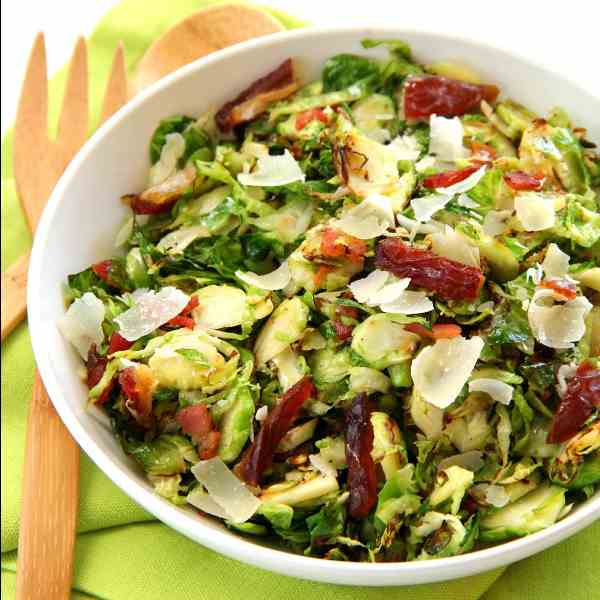 Brussels Sprouts with Bacon and Parmesan