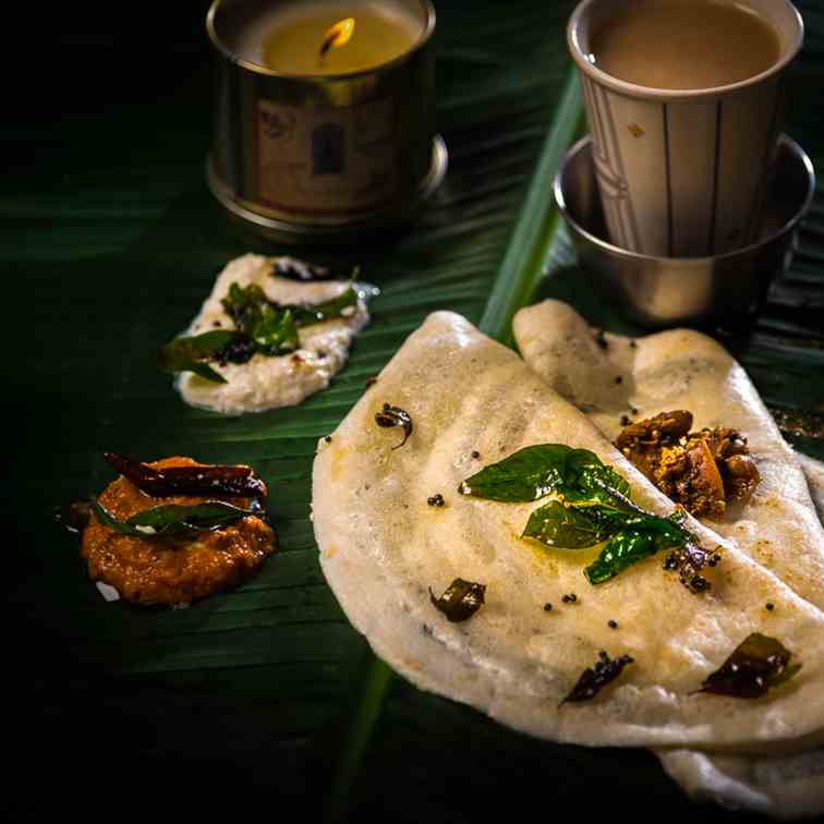 Gluten Free Homemade Rice Dosa Or Pancakes