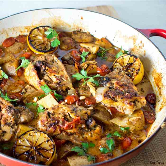 One-Pan Italian Garlic Lemon Chicken