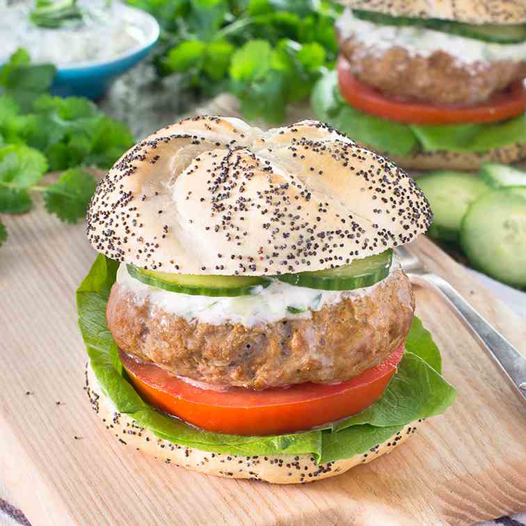 Spiced Lamb Burgers
