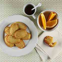 Candied Orange and Maple Madeleines