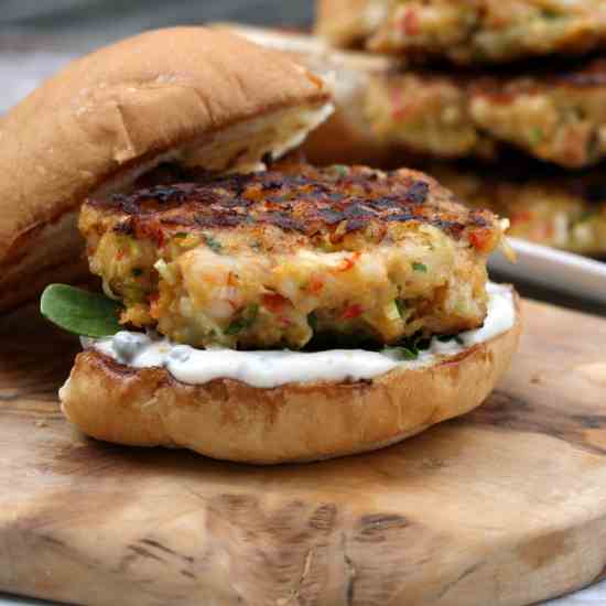 Shrimp Burgers