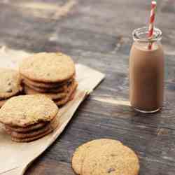 Banana Chocolate Chip Cookies