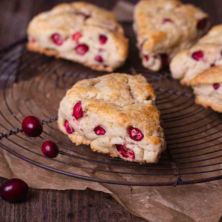 Cranberry Orange Scones