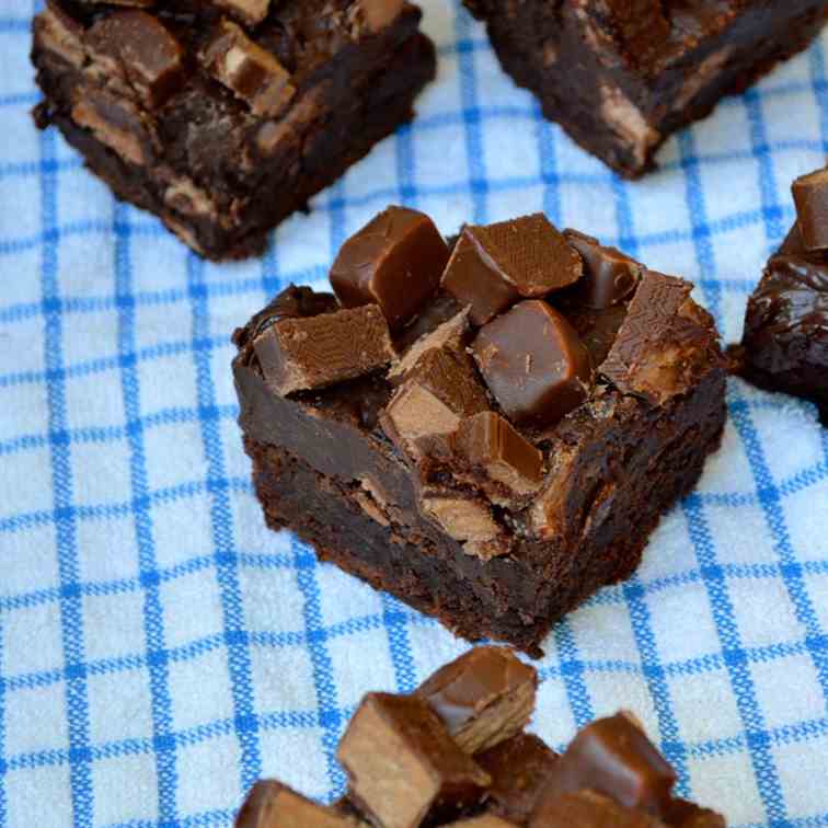 Three Musketeers Fudge Brownies