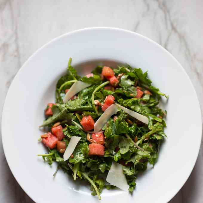 Watermelon Kale Salad